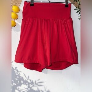 Halara Red Active Skort